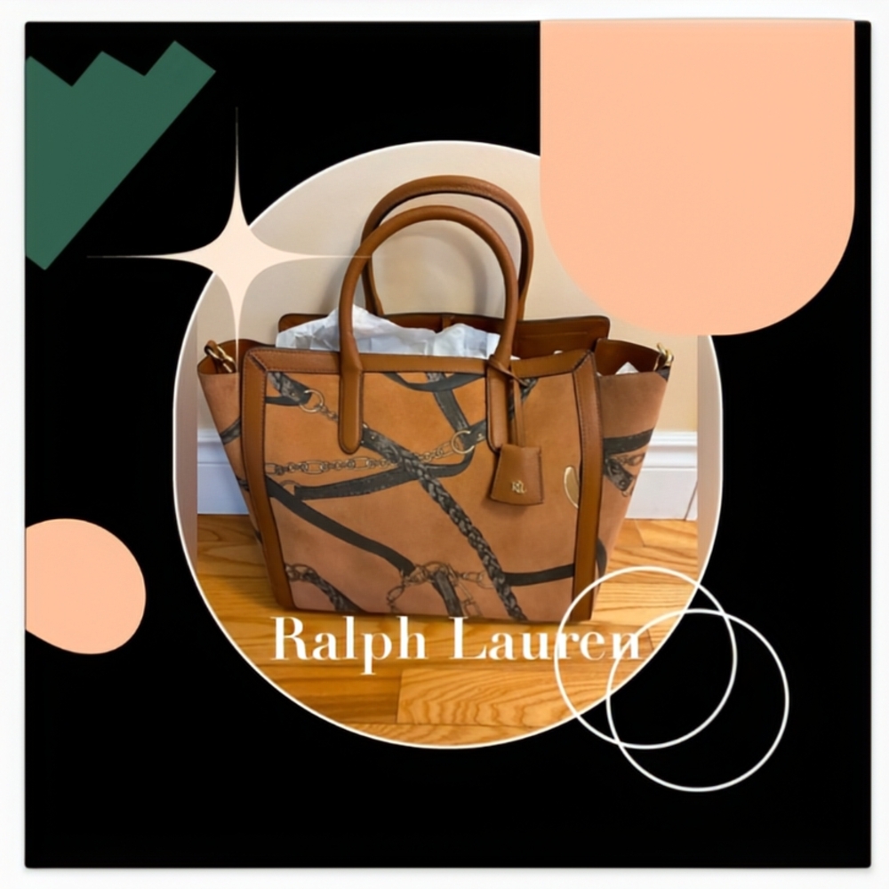 Ralph Lauren Brown Leather Women's Bag